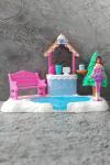 Mattel - Barbie - Mini Barbieland - Ice Skating Rink - Accessory